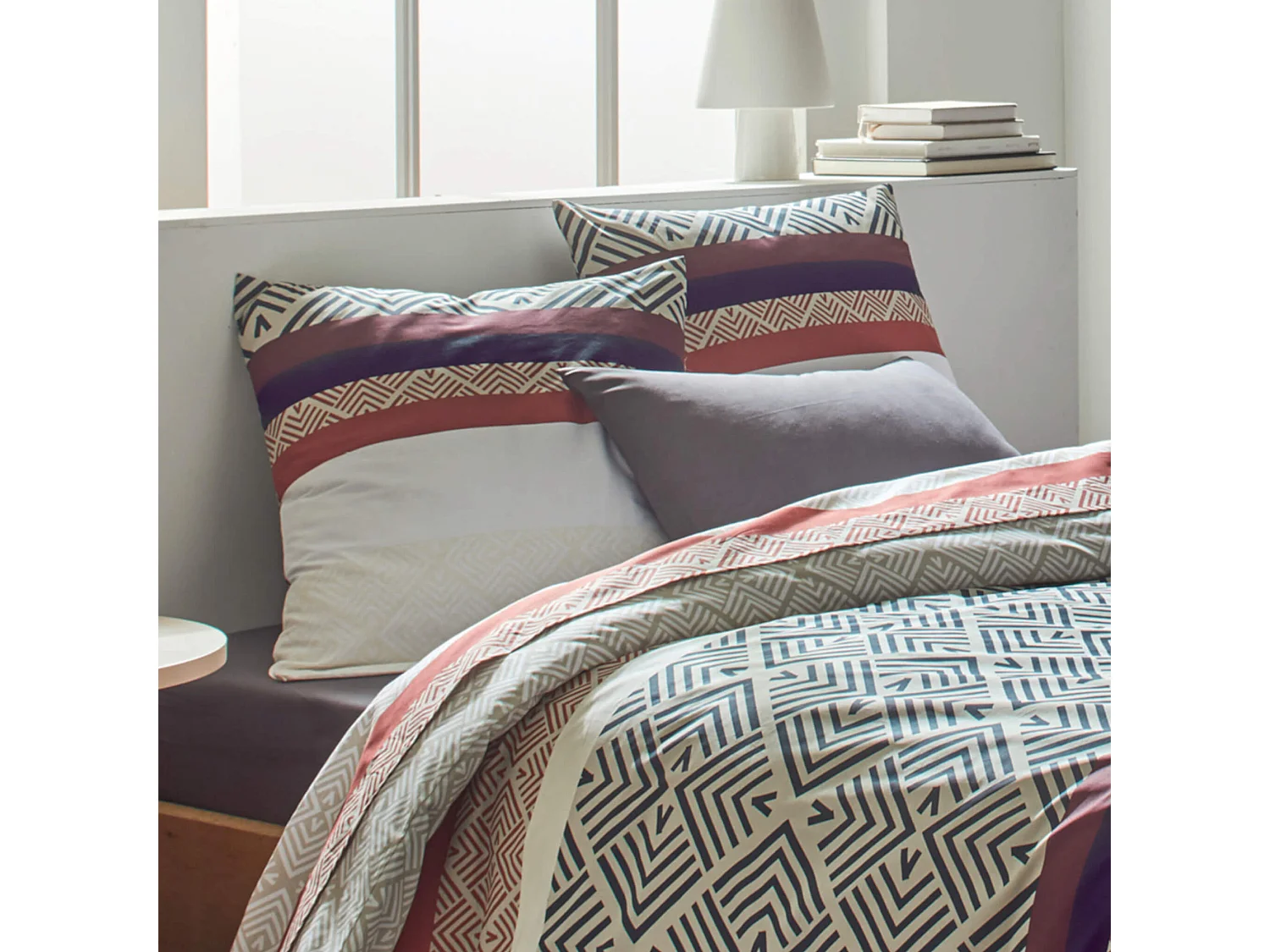 Parure de lit Raysme Anthracite 260x240 cm