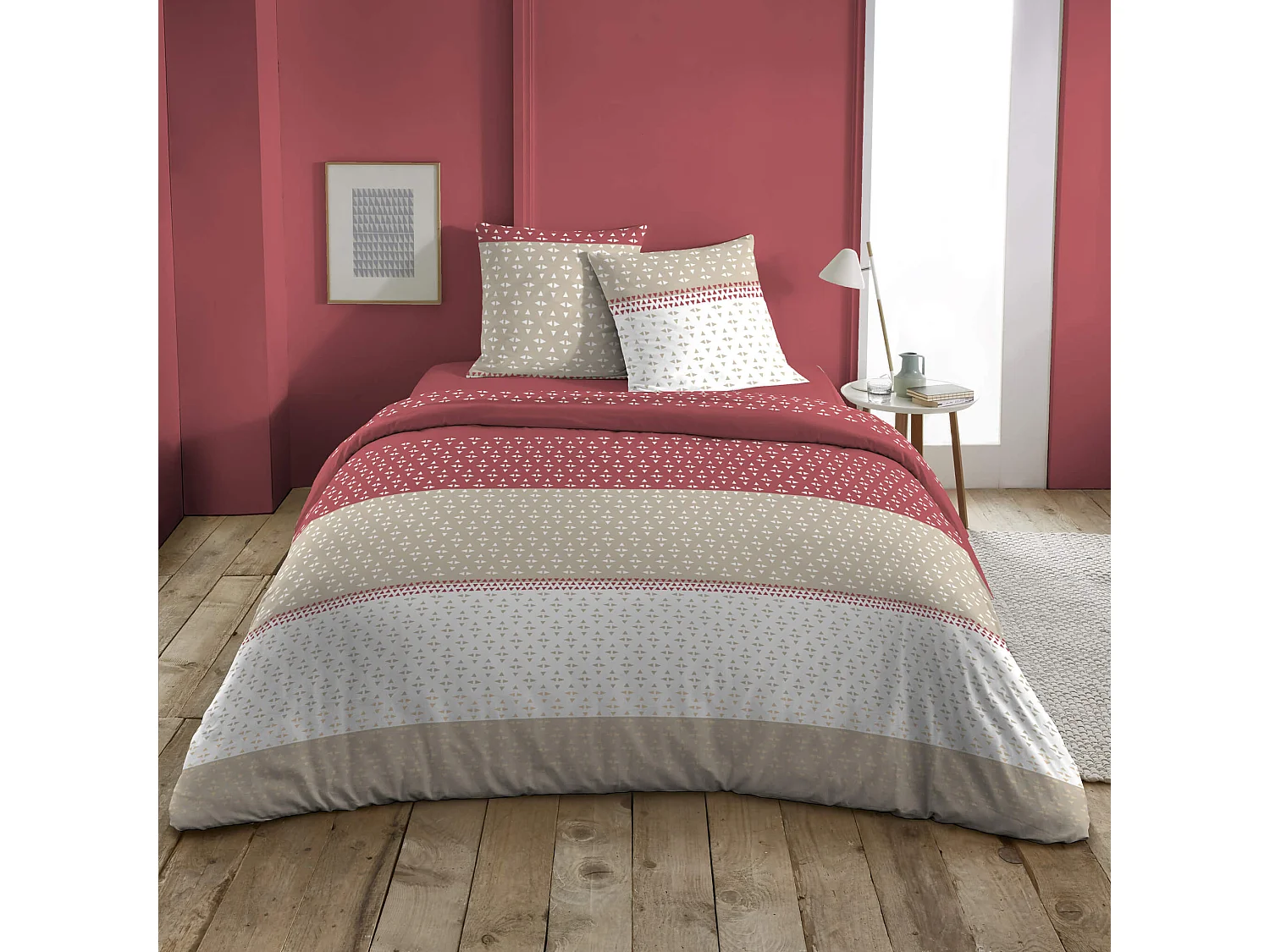 Parure de lit Mohy beige 240x220