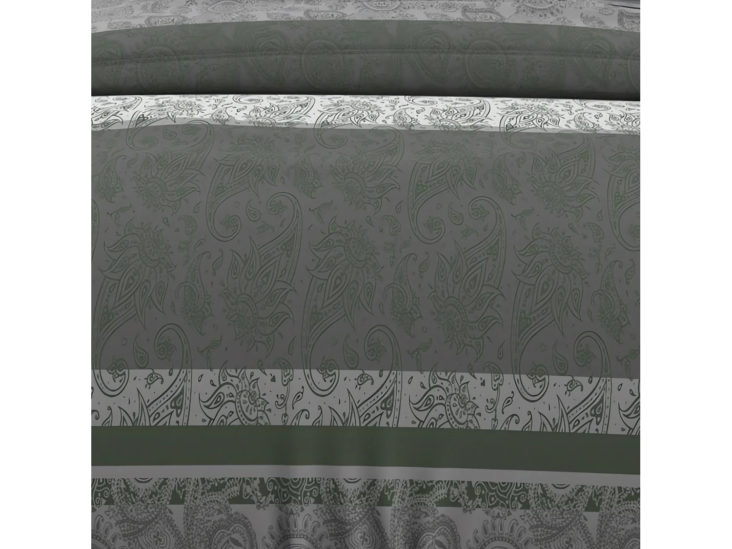 Parure de lit Cachemire gris 240x220 cm