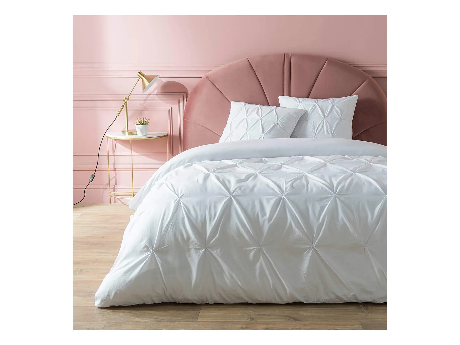 Juego de cama de 3 piezas Heloise, 100% algodón 240 x 220 cm