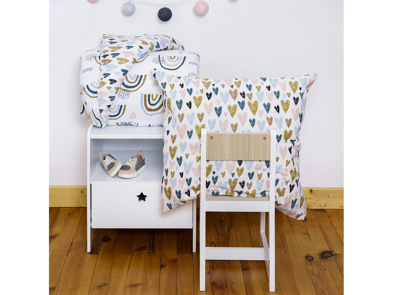 Parure de lit enfant Arcoeur 200x200 cm