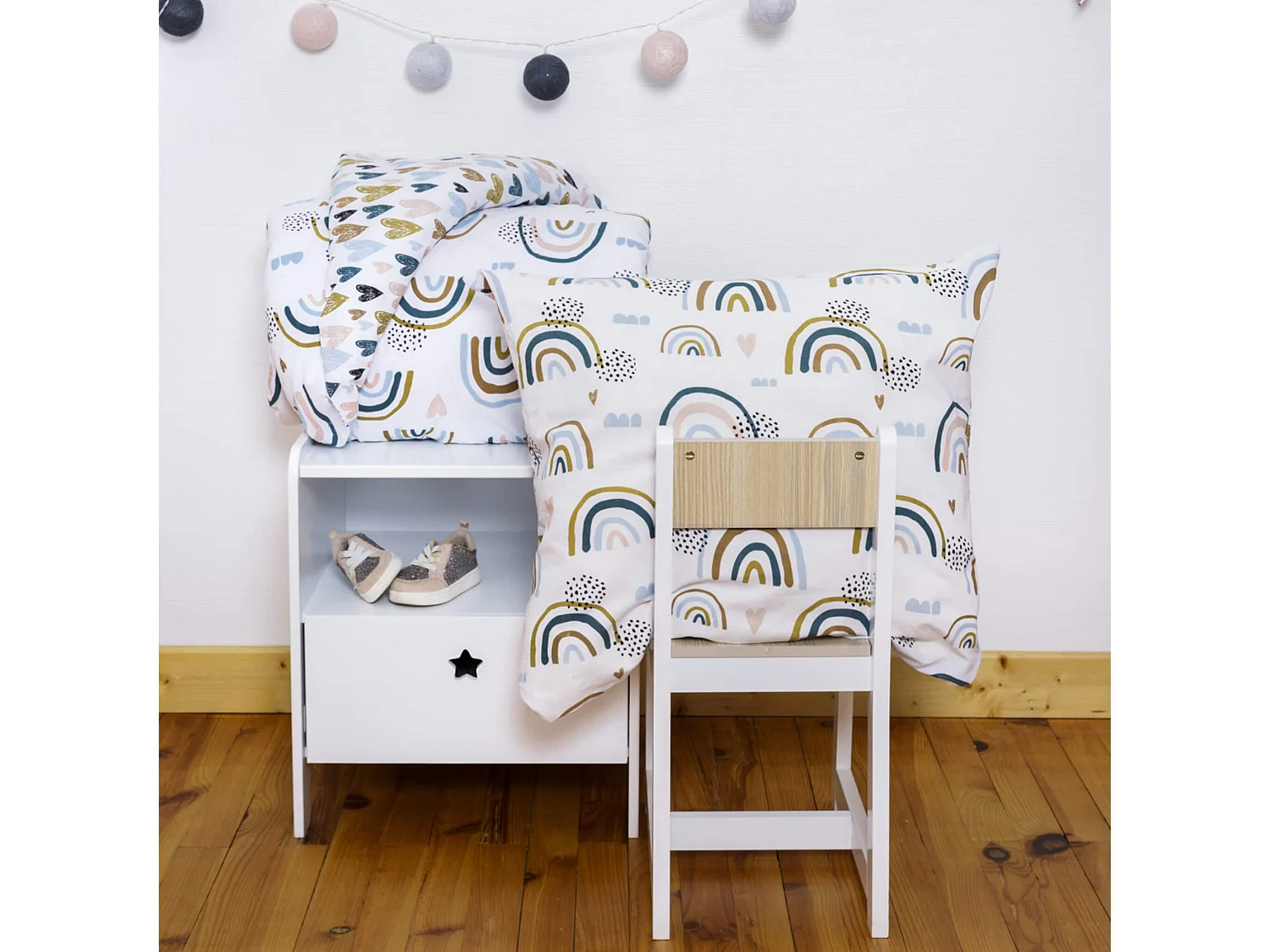 Parure de lit enfant Arcoeur 200x200 cm