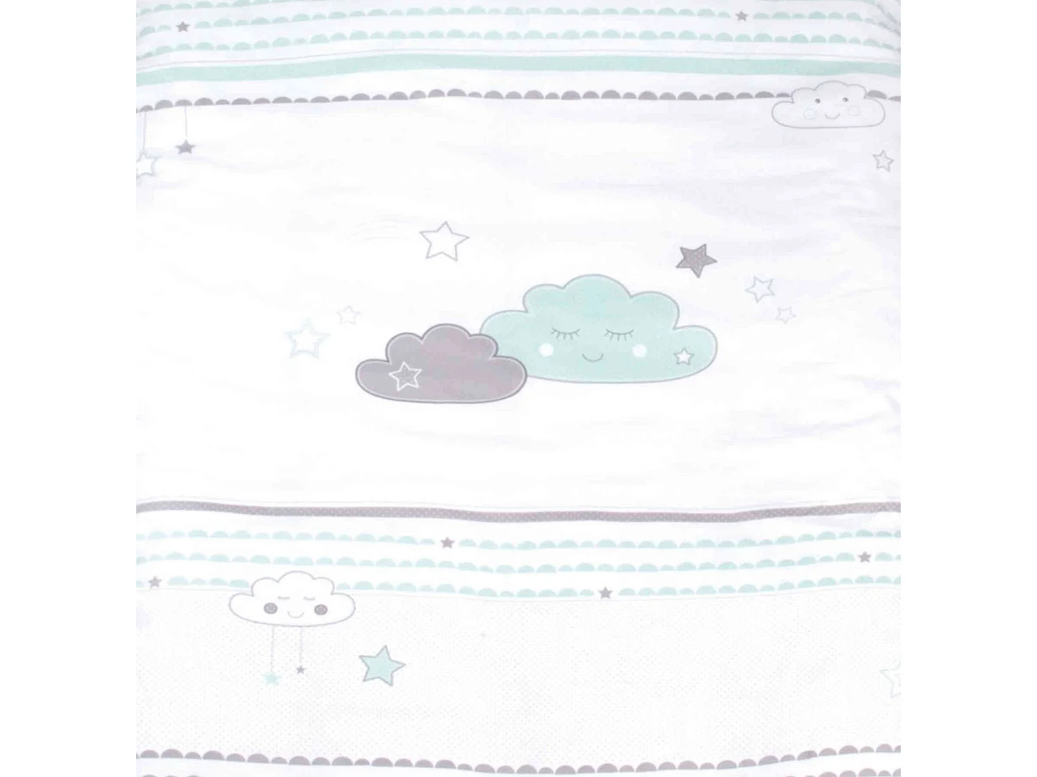 Parure de lit bébé Happy cloud 100x135 cm