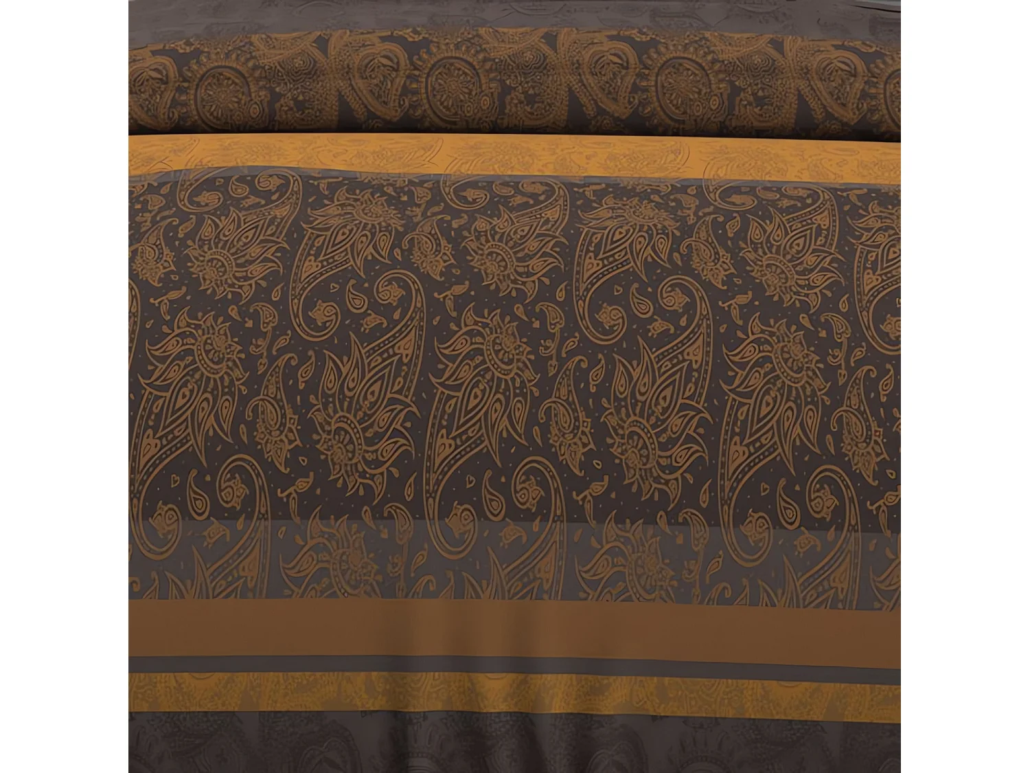 Set funda nórdica de algodón 57 hilos 240x220 cm OCRE CASHMERE