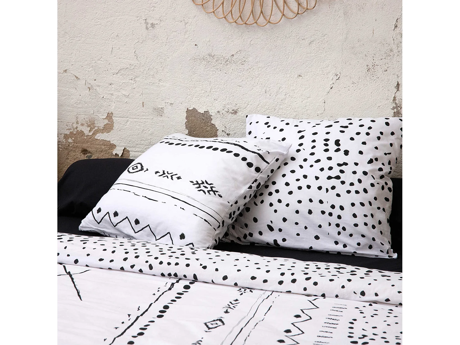 Parure de lit Ikat 260x240 cm