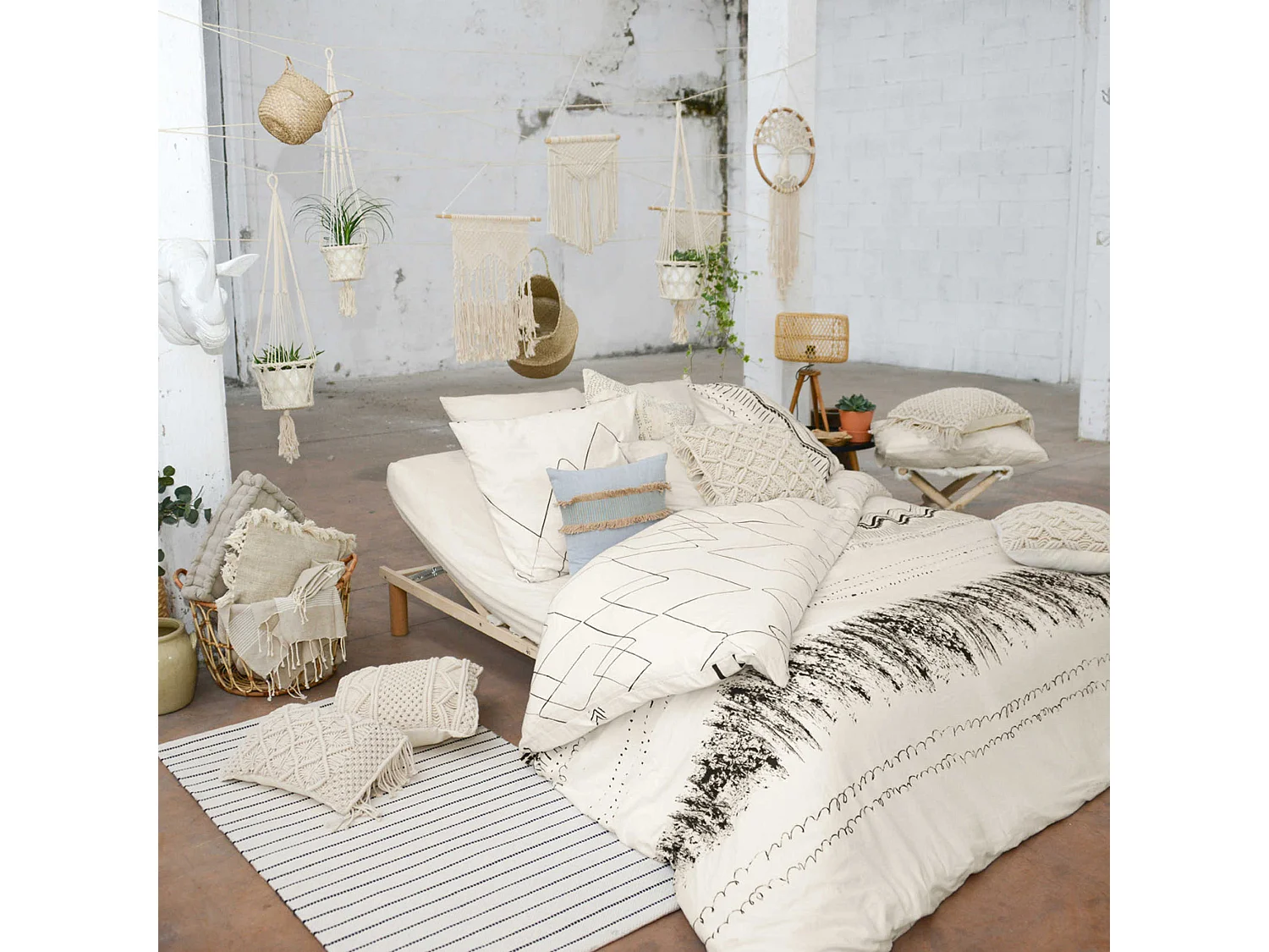 Parure de lit Berbère 240x220 cm