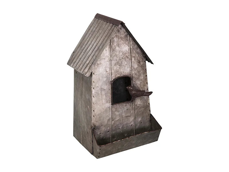 Nichoir en zinc vintage