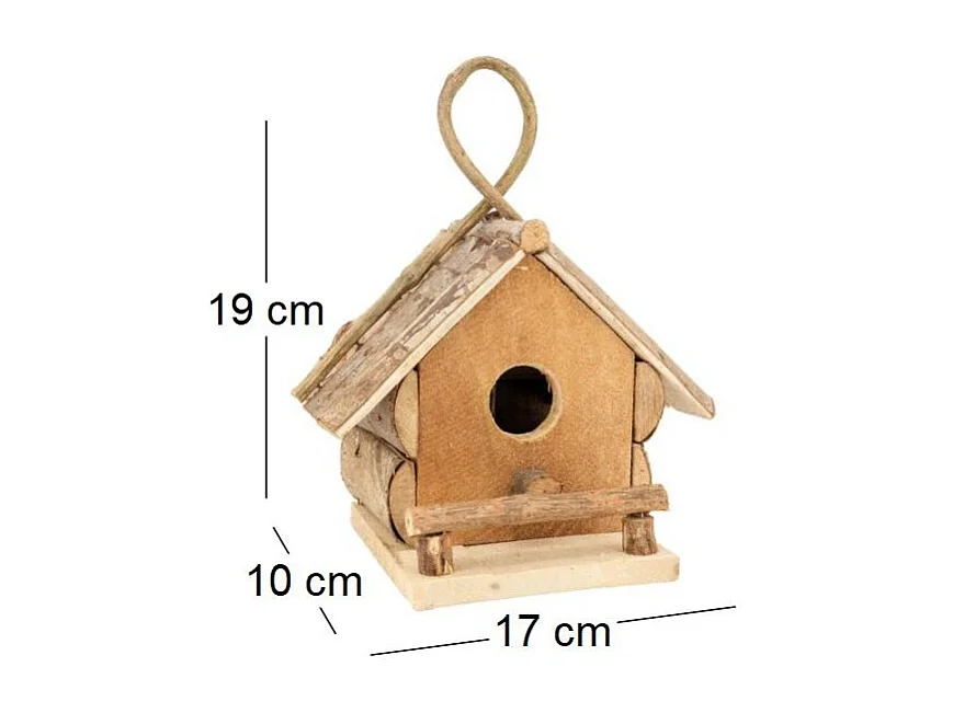 Nichoir maisonnette en bois Loboc