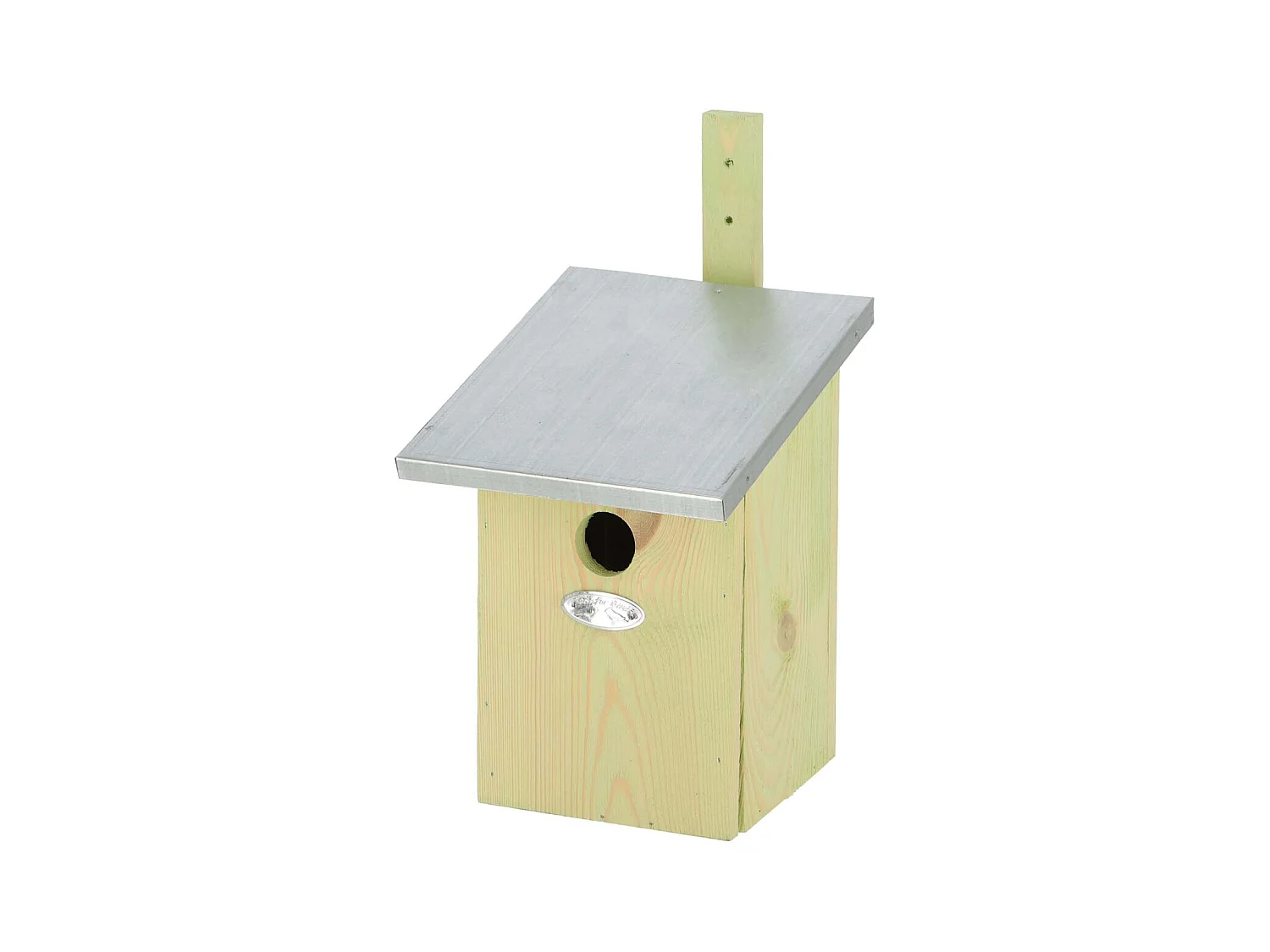 Nichoir mésange bois et zinc