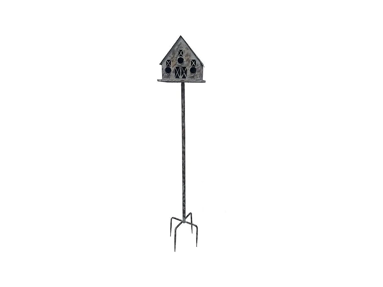 Nichoir maison en fonte 30x20x170cm