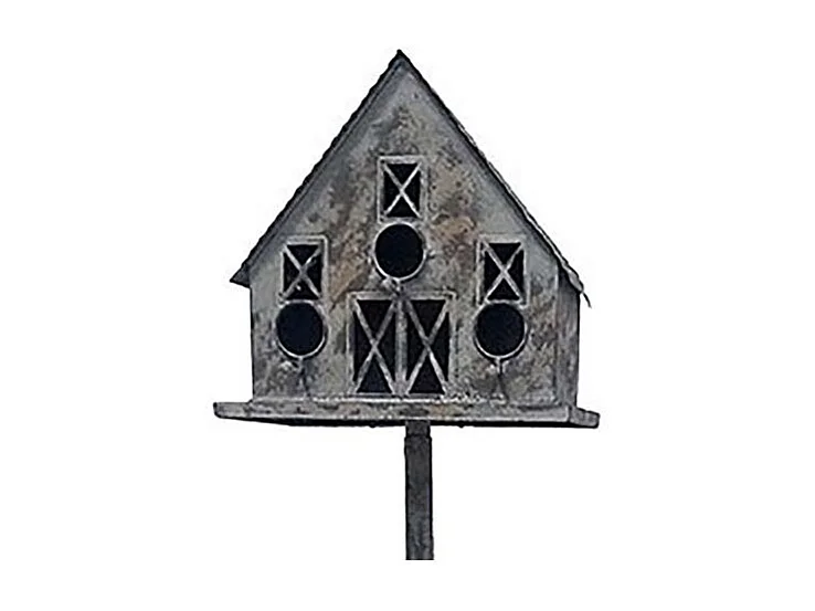 Nichoir maison en fonte 30x20x170cm