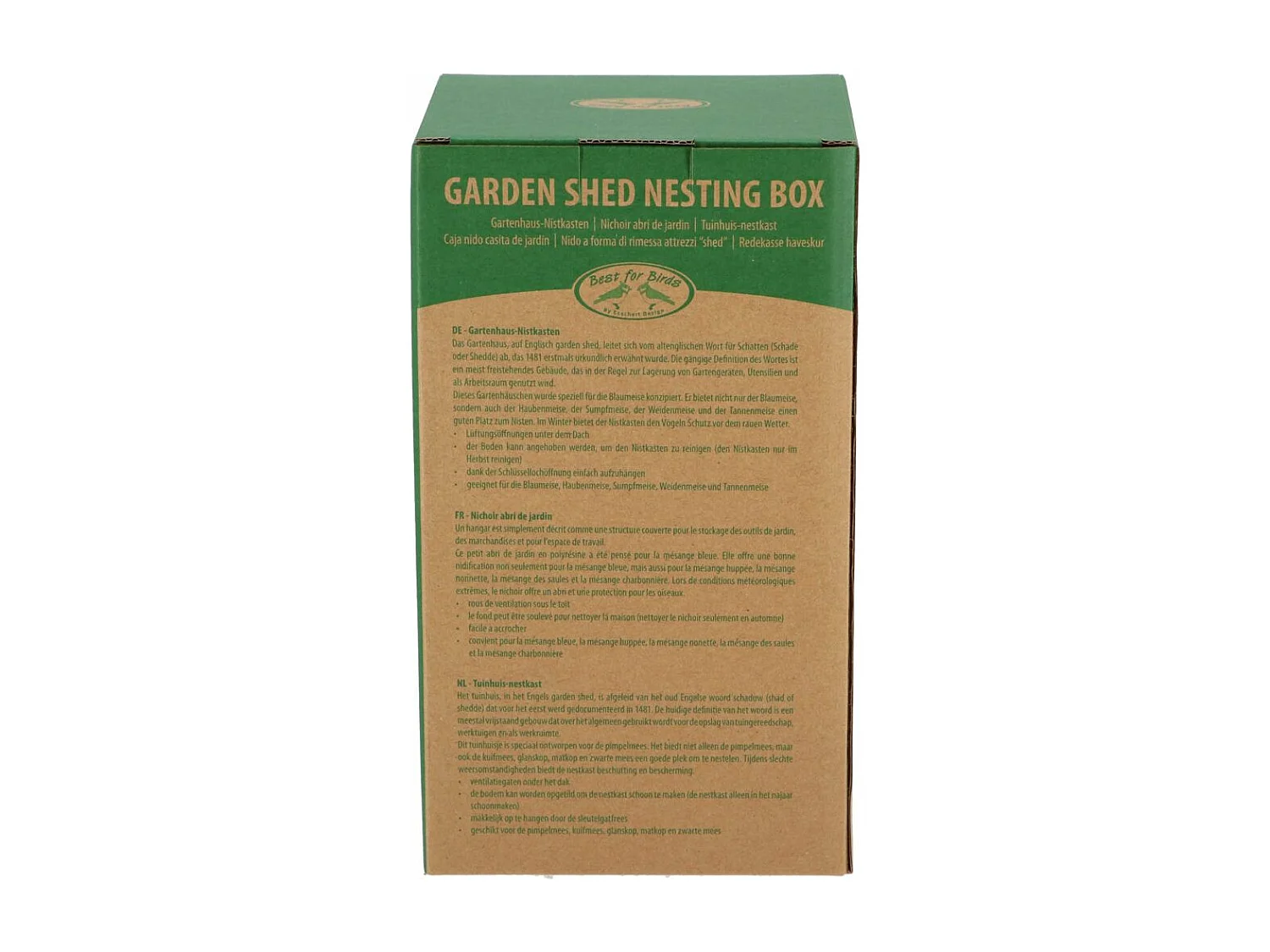 Nichoir à mésange en polyrésine et bois contreplaqué Abri de jardin