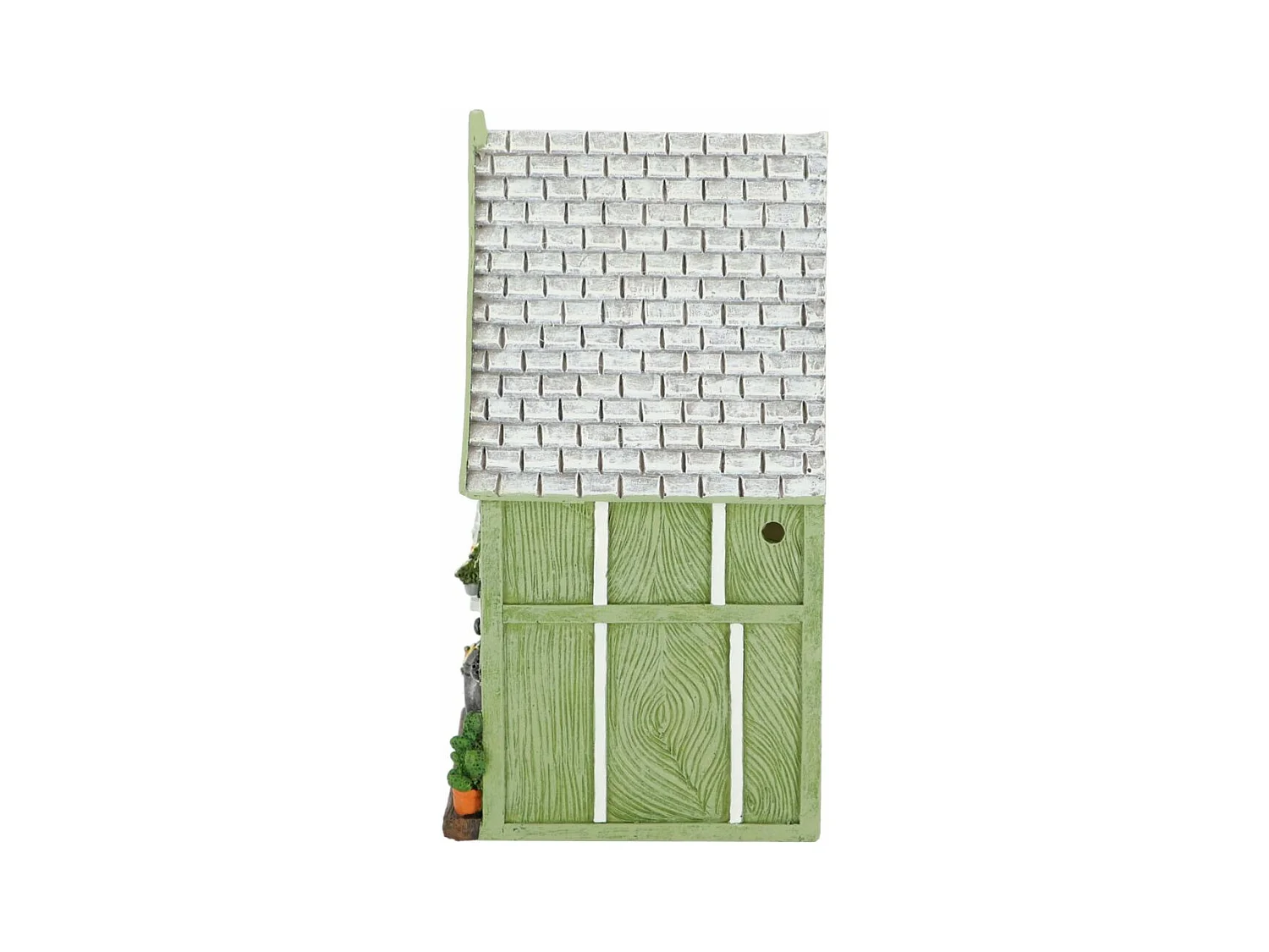 Meisen-Nistkasten aus Polyresin und Sperrholz Gartenhaus