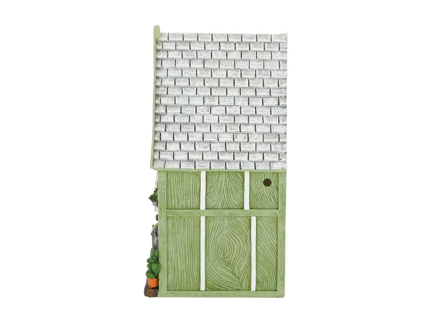 Meisen-Nistkasten aus Polyresin und Sperrholz Gartenhaus