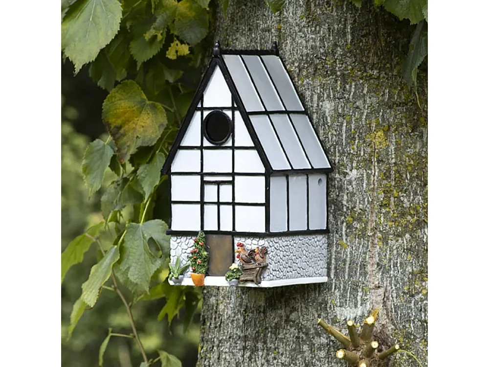 Nichoir à mésange en polyrésine et bois contreplaqué Serre