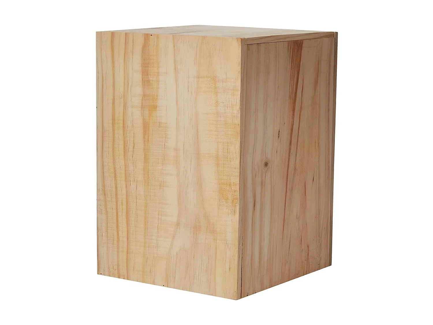 Nichoir pour cage en bois brut