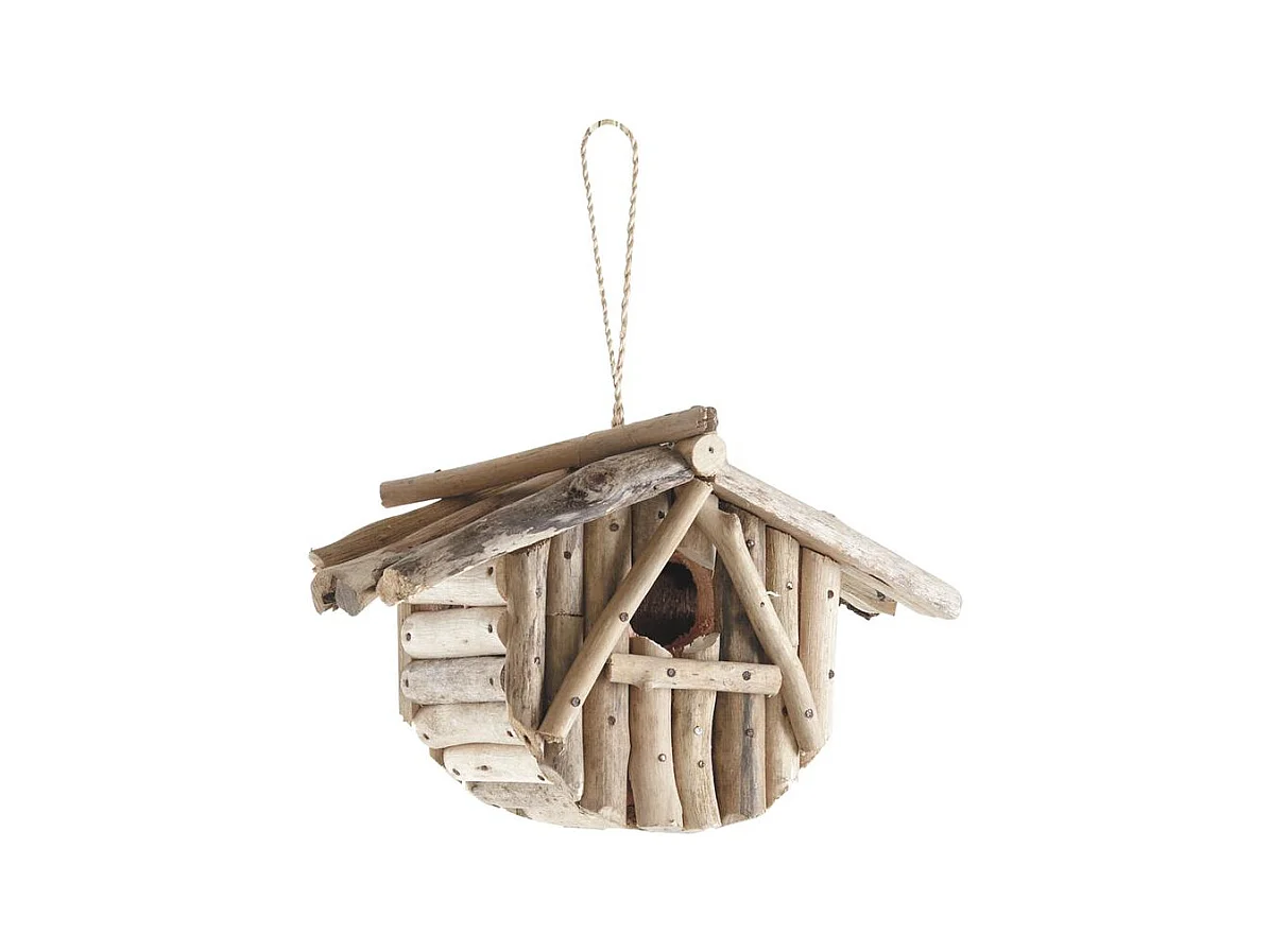 Nichoir oiseau en bois flotté