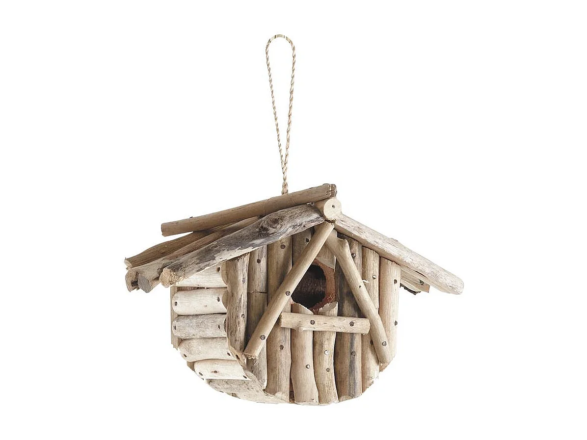 Nichoir oiseau en bois flotté