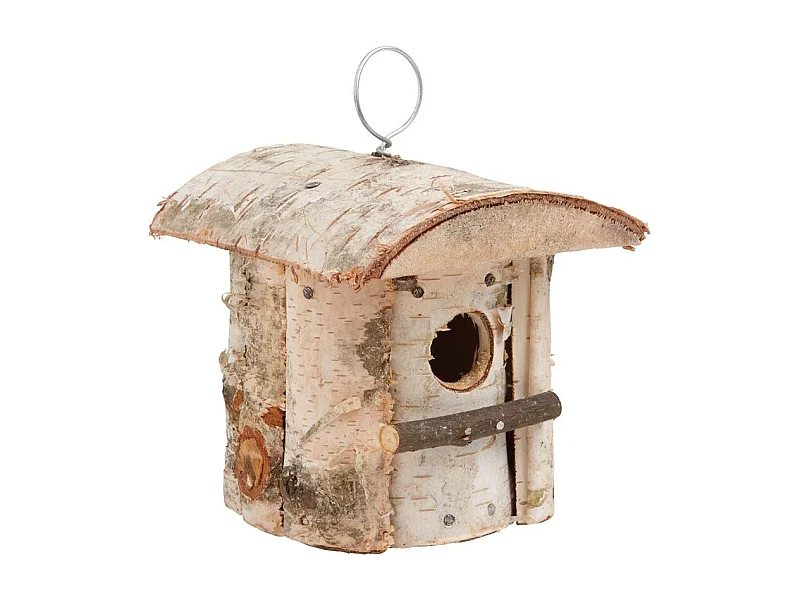 Nichoir en bouleau Kabane