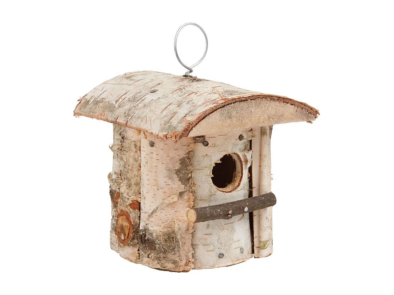 Nichoir en bouleau Kabane