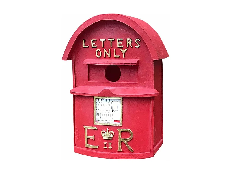 Cassetta delle lettere rosso britannico