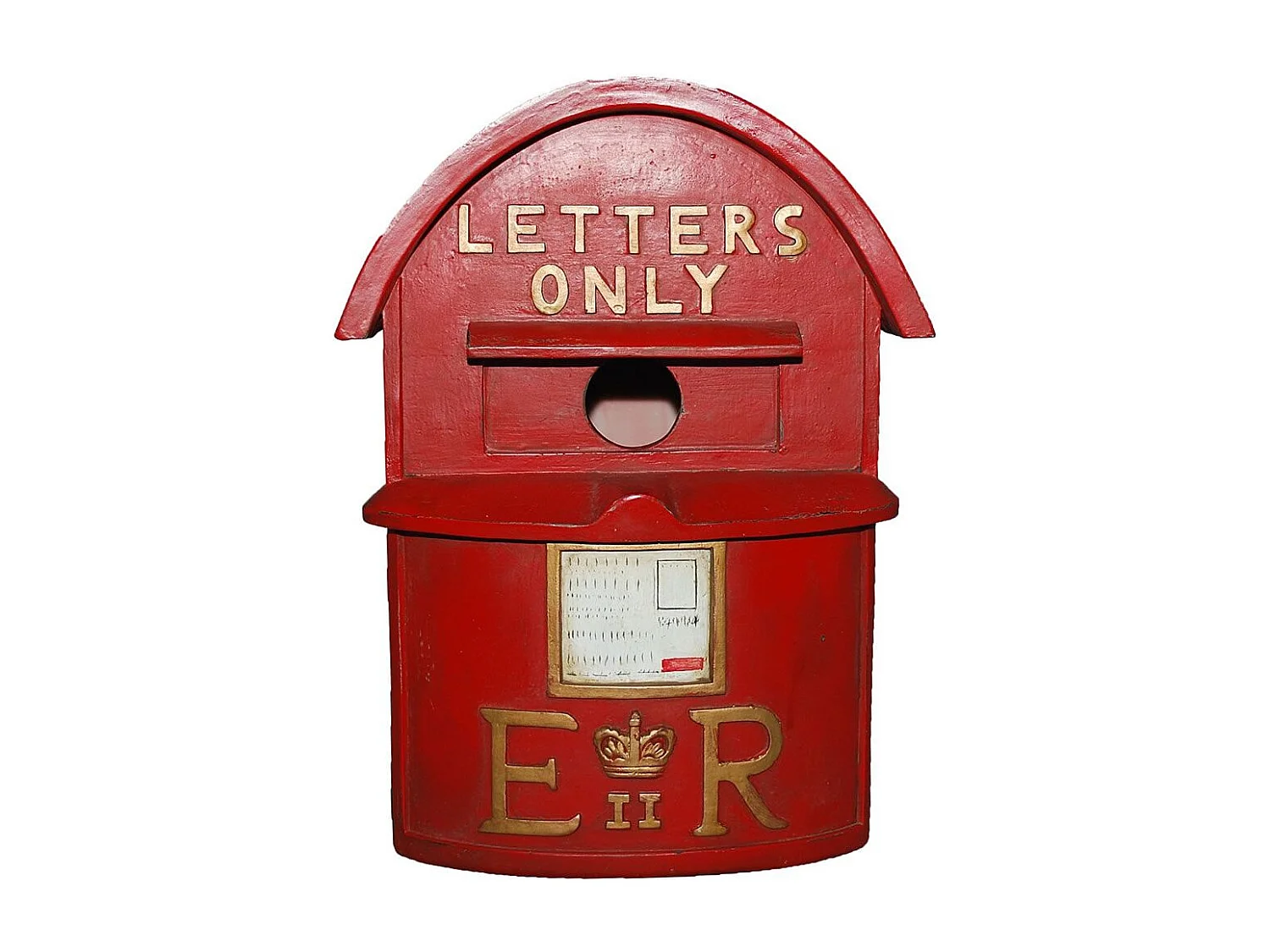 Nichoir boite à lettres britannique rouge