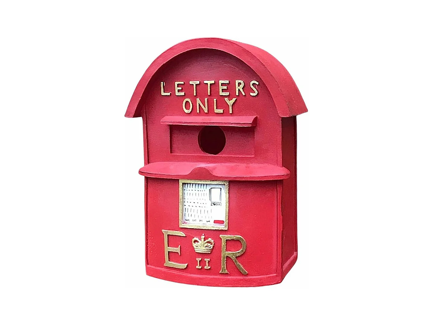 Cassetta delle lettere rosso britannico