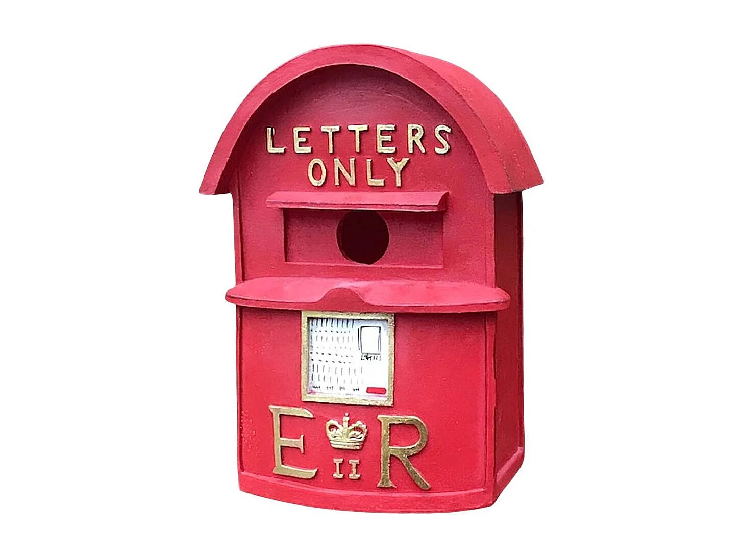 Nichoir boite à lettres britannique rouge