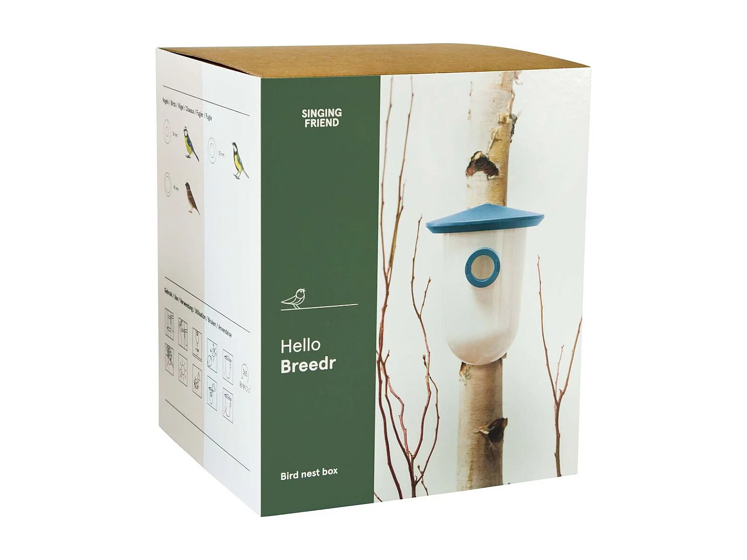 Nichoir pour oiseaux du jardin BreedR