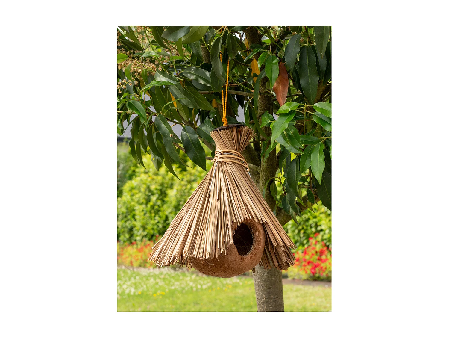 Nichoir en coco à suspendre Jiabong