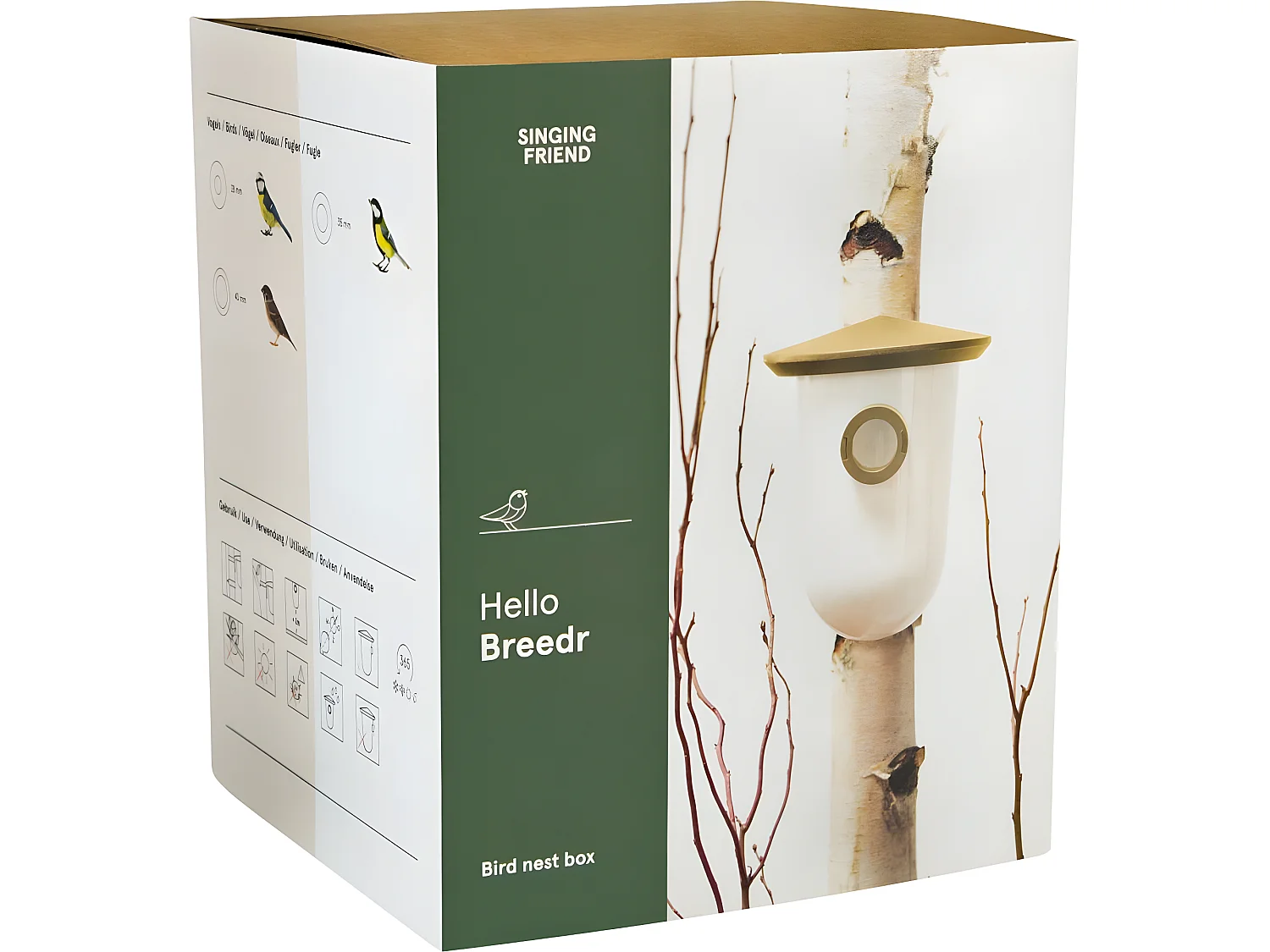 Nichoir pour oiseaux du jardin BreedR