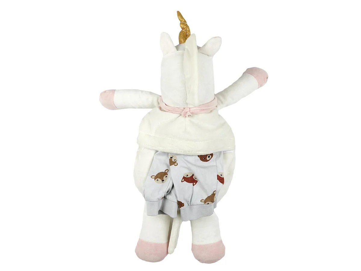 Range Pyjama pour Enfant "Licorne" 45cm Blanc