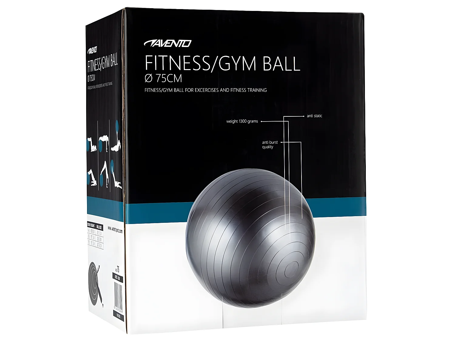 Swiss ball L - 75 cm - Gris