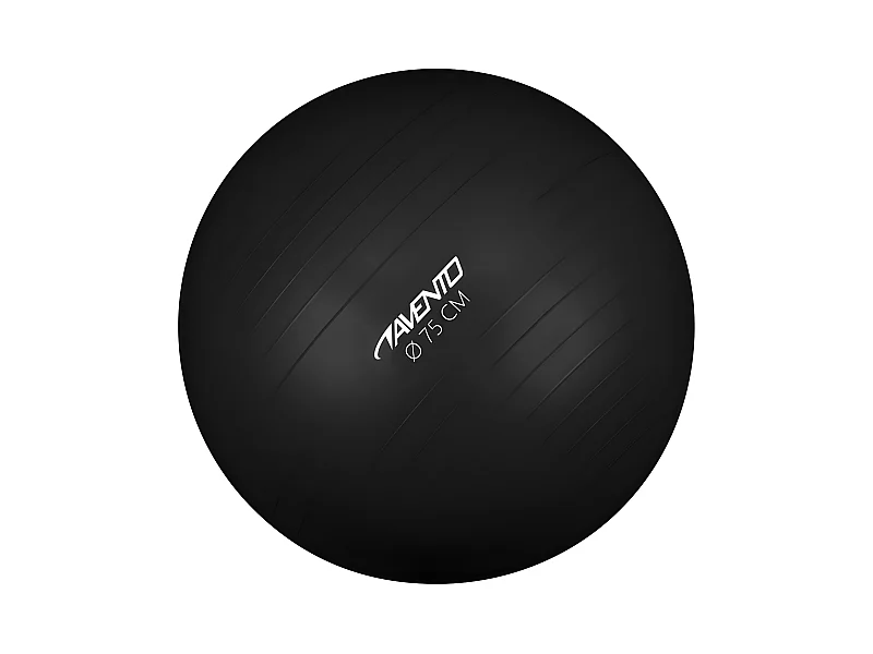 AVENTO Swiss ball L - 75 cm - Noir