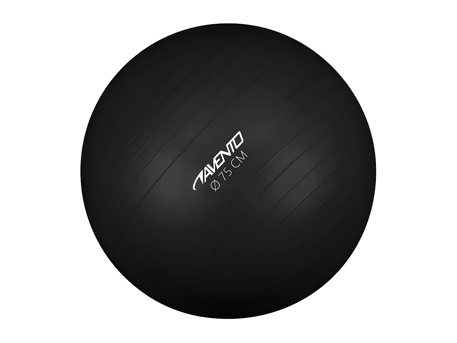 AVENTO Swiss ball L - 75 cm - Noir
