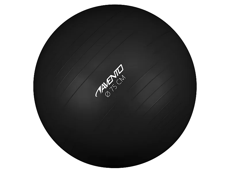 AVENTO Swiss ball L - 75 cm - Noir
