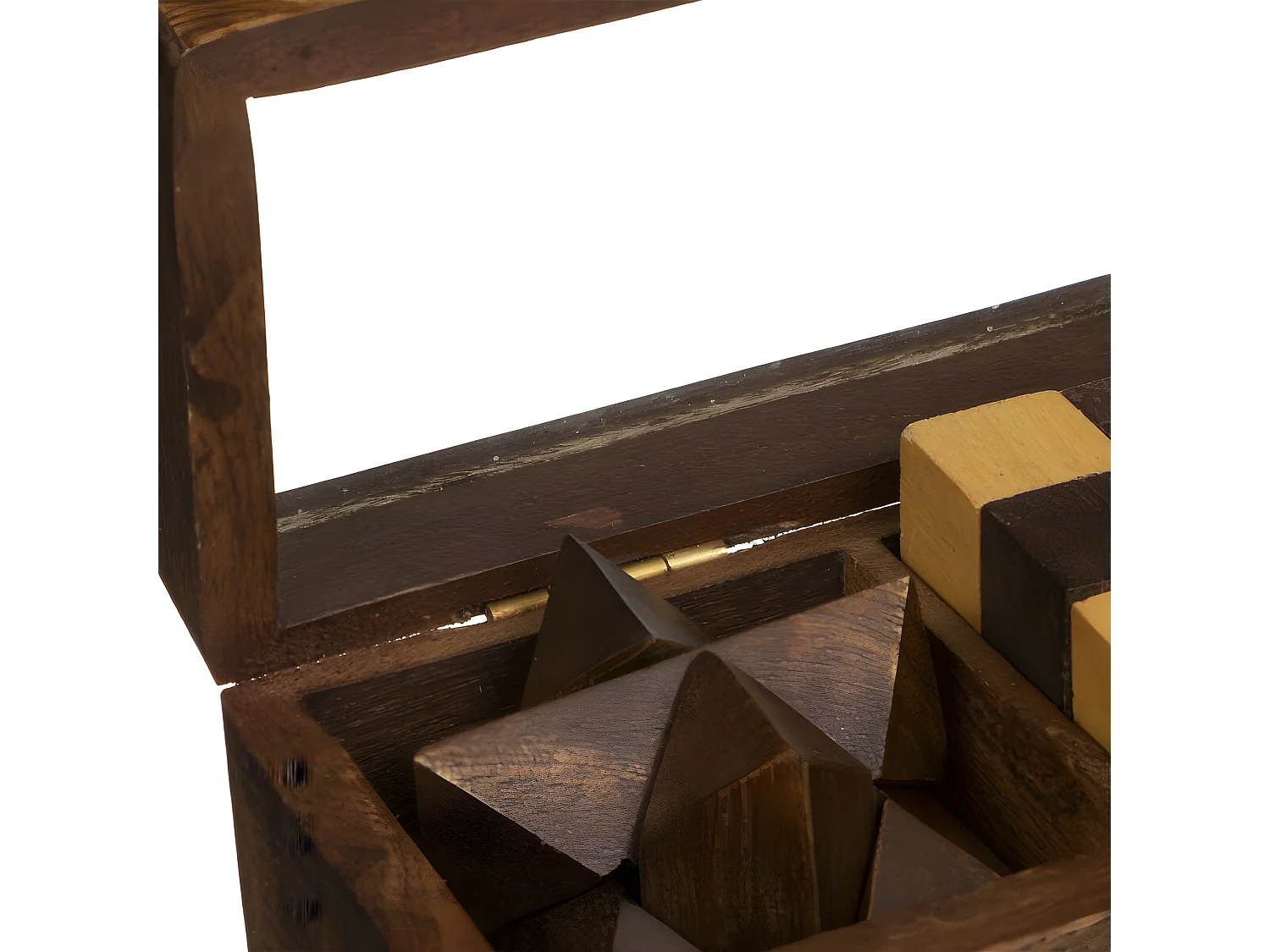 Jeu Casse Tête Déco en Bois "Bota" 17cm Marron