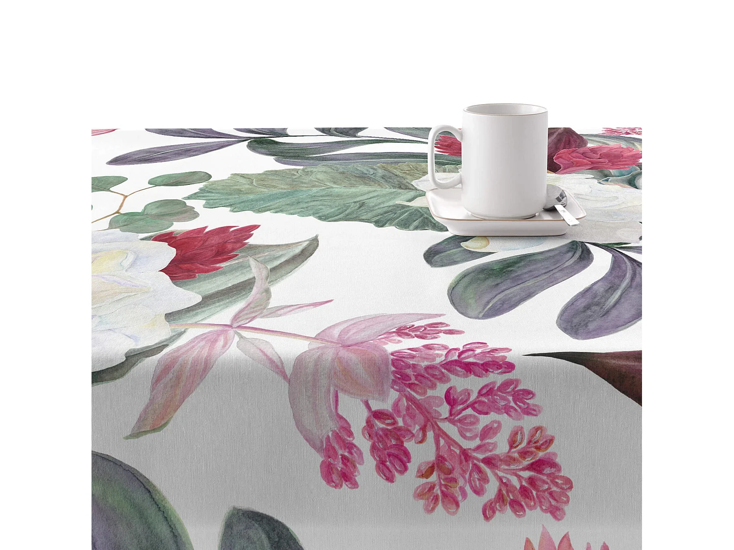 Mantel resinado antimanchas XL 0318-105 - 180x180 cm