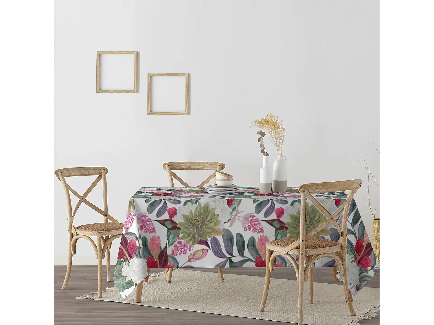 Mantel resinado antimanchas XL 0318-105 - 180x180 cm