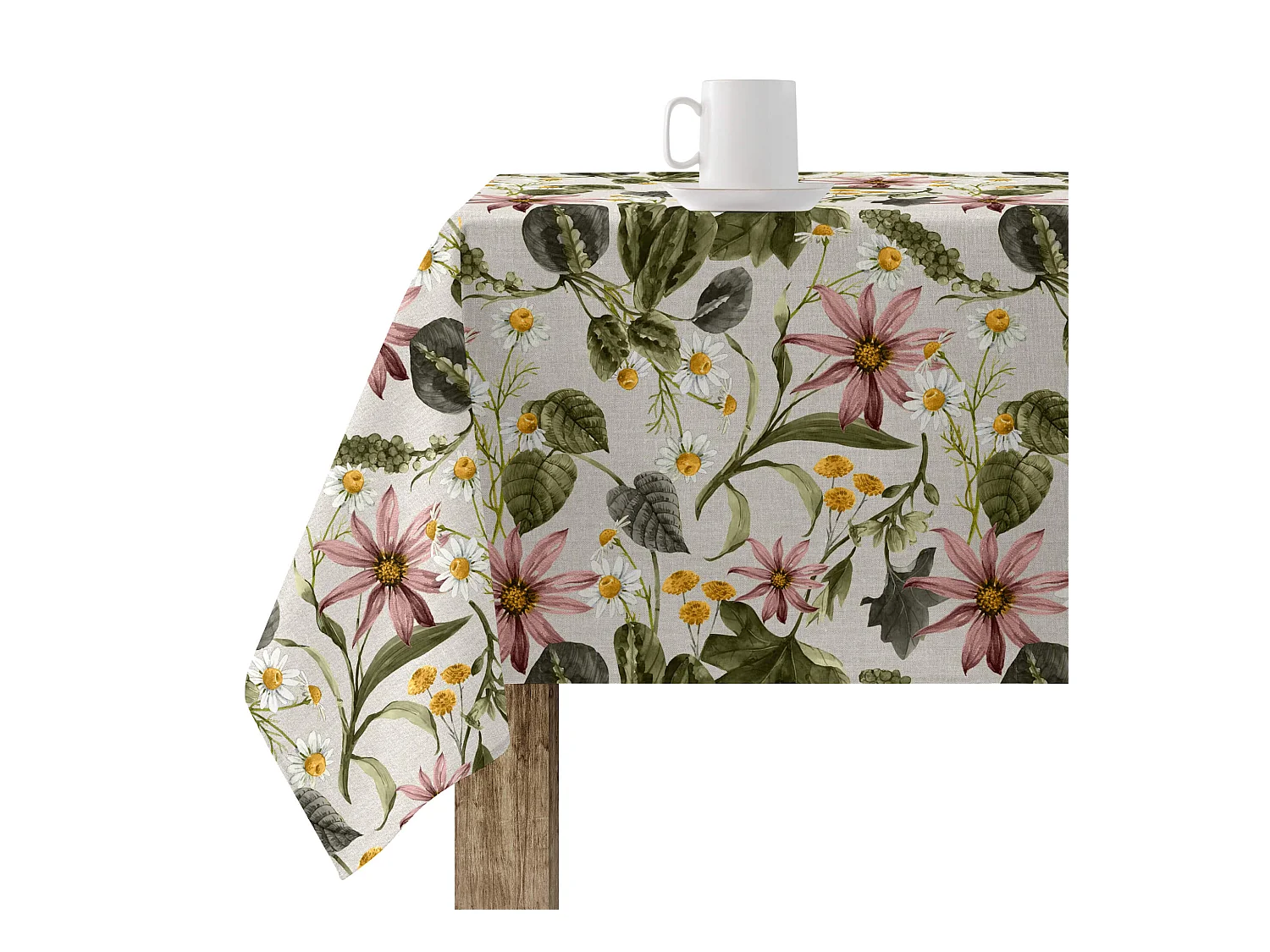 Nappe enduite anti-taches V19 - 200x140 cm