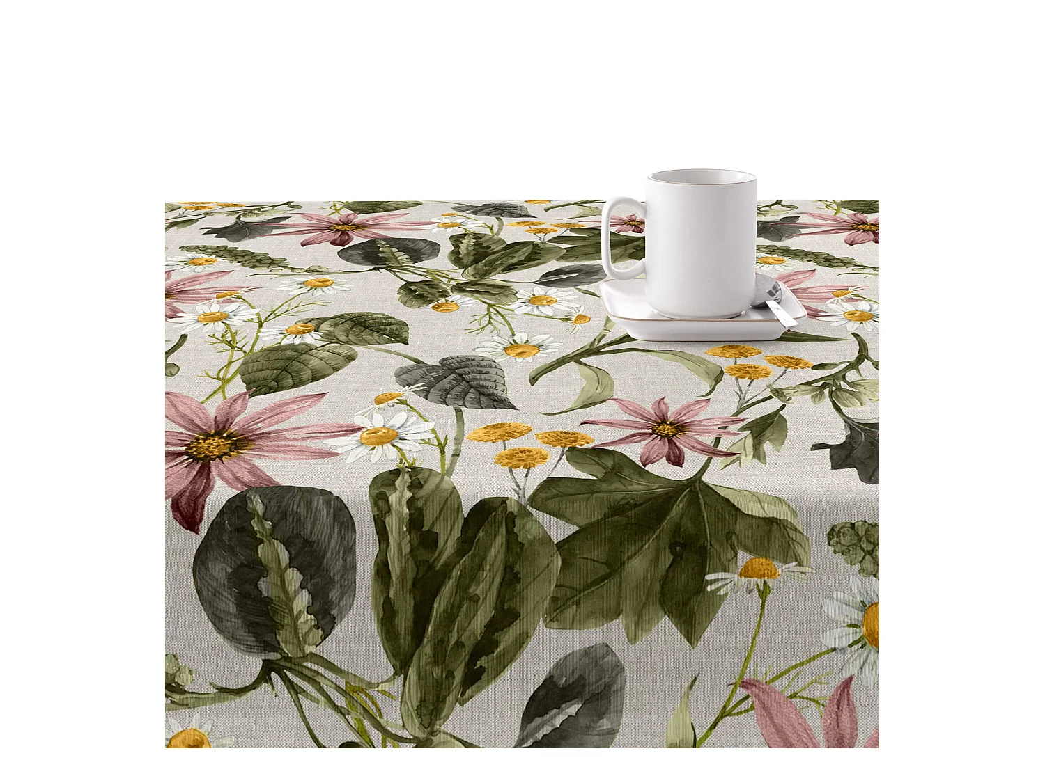 Nappe enduite anti-taches V19 - 200x140 cm