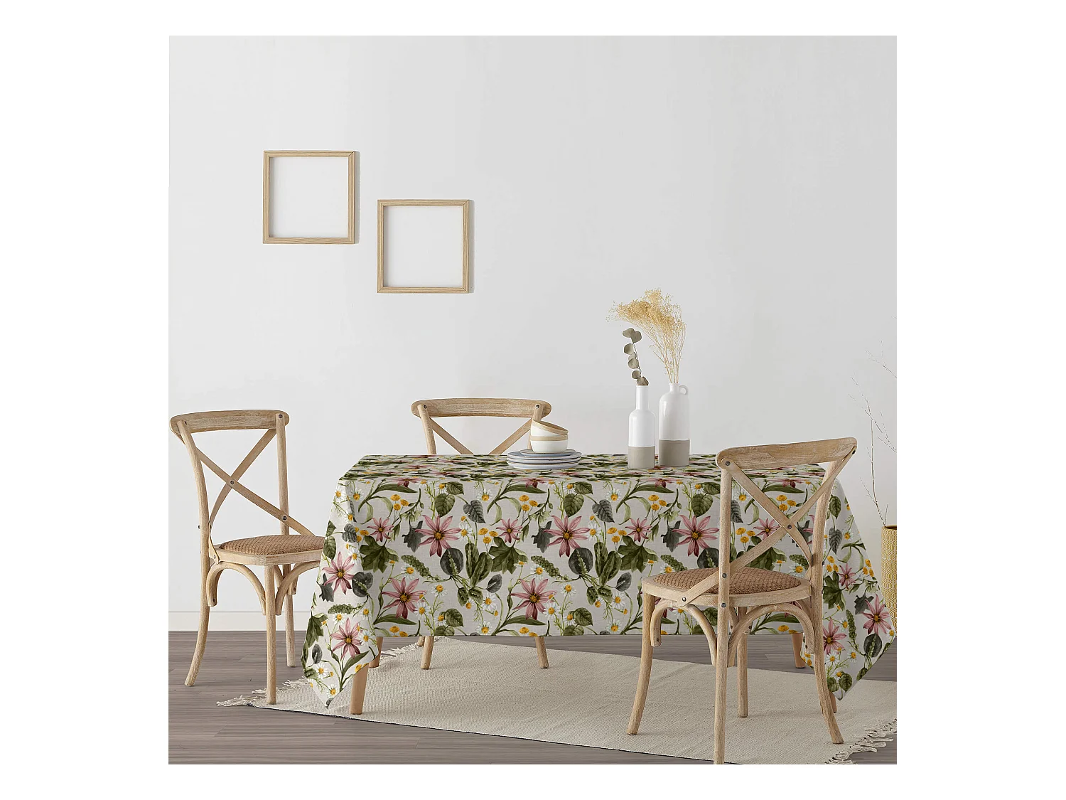 Nappe enduite anti-taches V19 - 200x140 cm