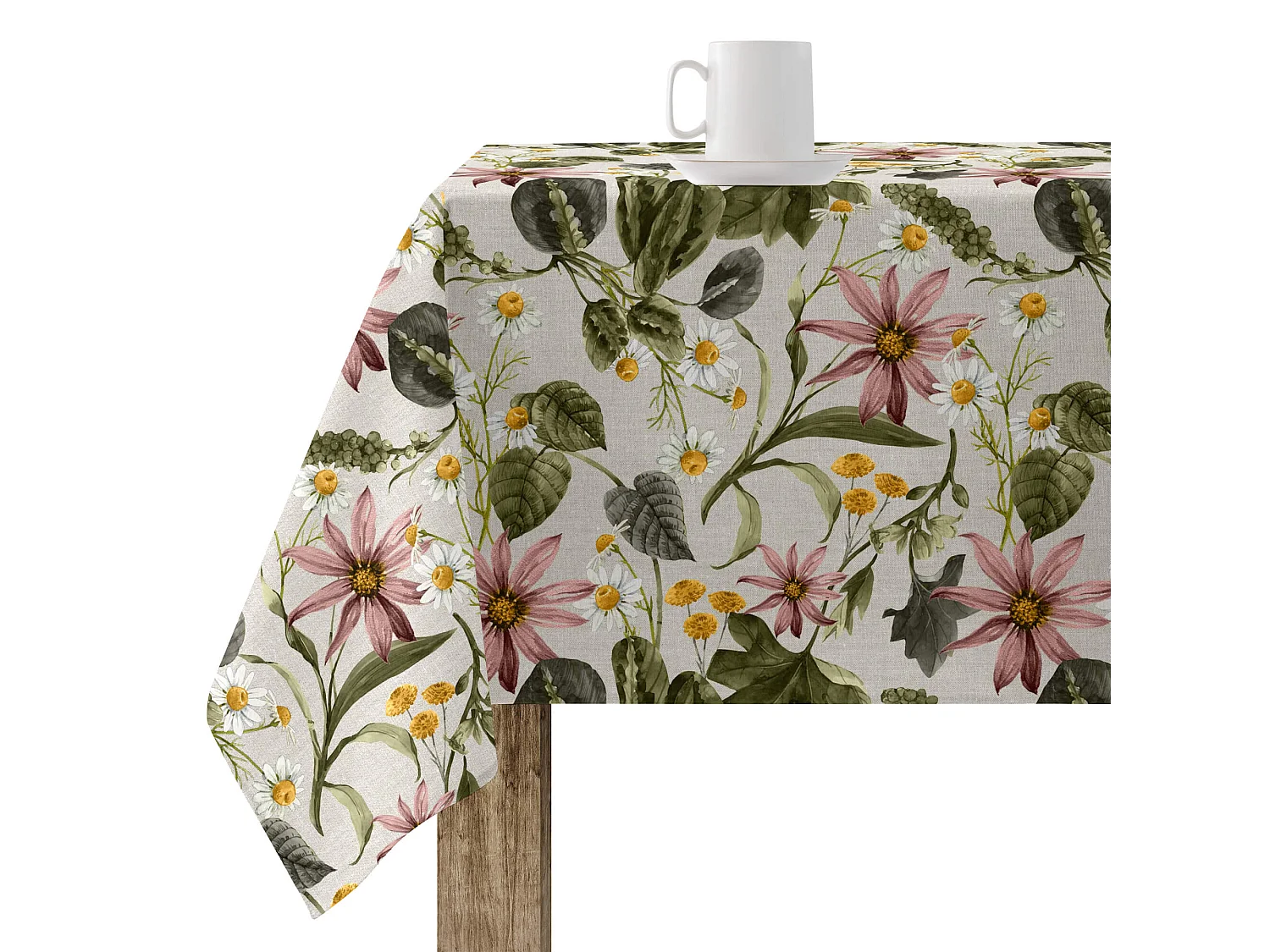 Nappe enduite anti-taches V19 - 200x140 cm