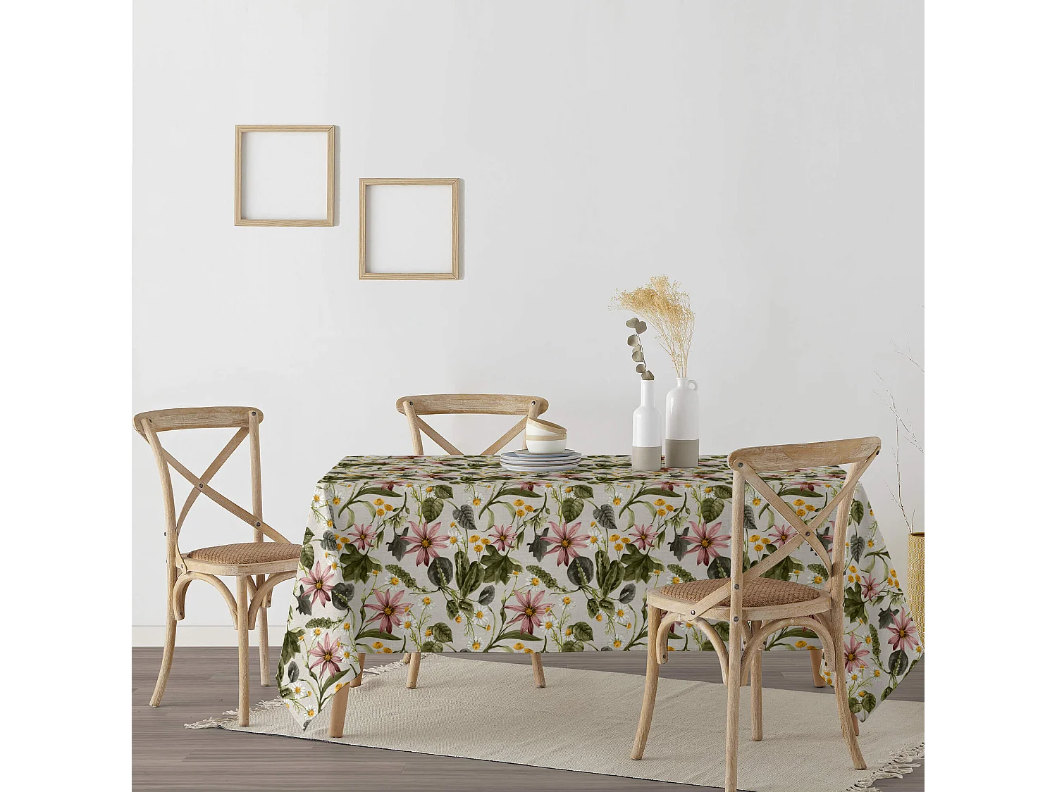 Nappe enduite anti-taches V19 - 200x140 cm