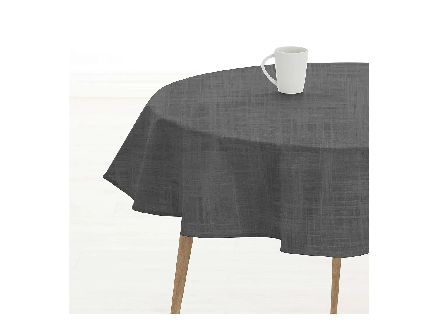 Mantel redondo resinado antimanchas 0120-42 - Diámetro 180 cm