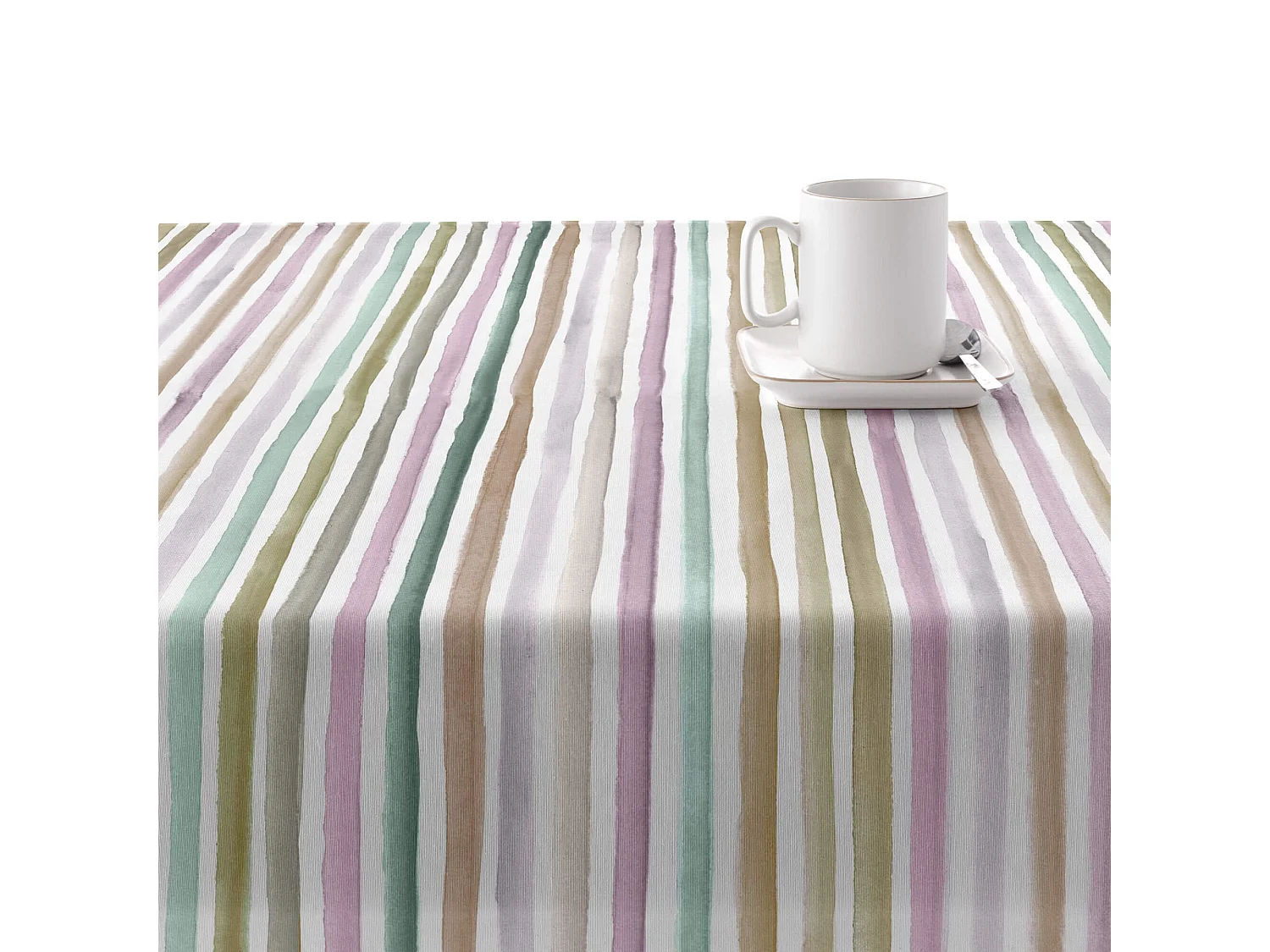 Nappe enduite anti-taches Naiara 4-100 - 300x140 cm