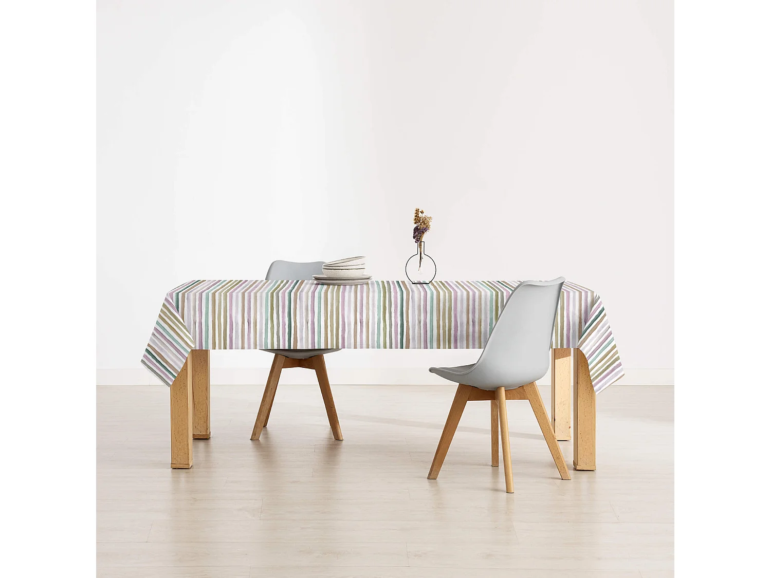 Nappe enduite anti-taches Naiara 4-100 - 300x140 cm