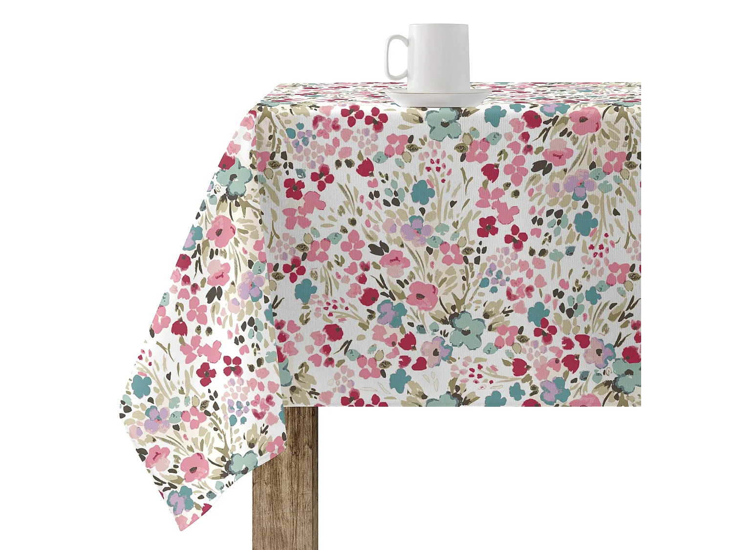 Nappe enduite anti-taches 0120-52 - 200x140 cm