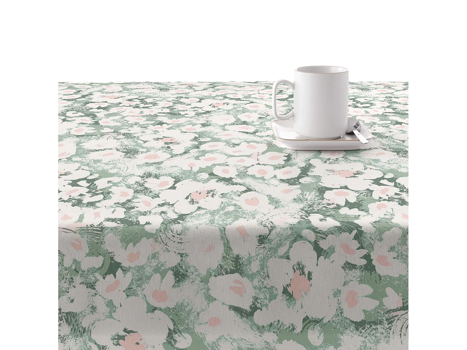 Mantel resinado antimanchas 0120-250 - 140x140 cm