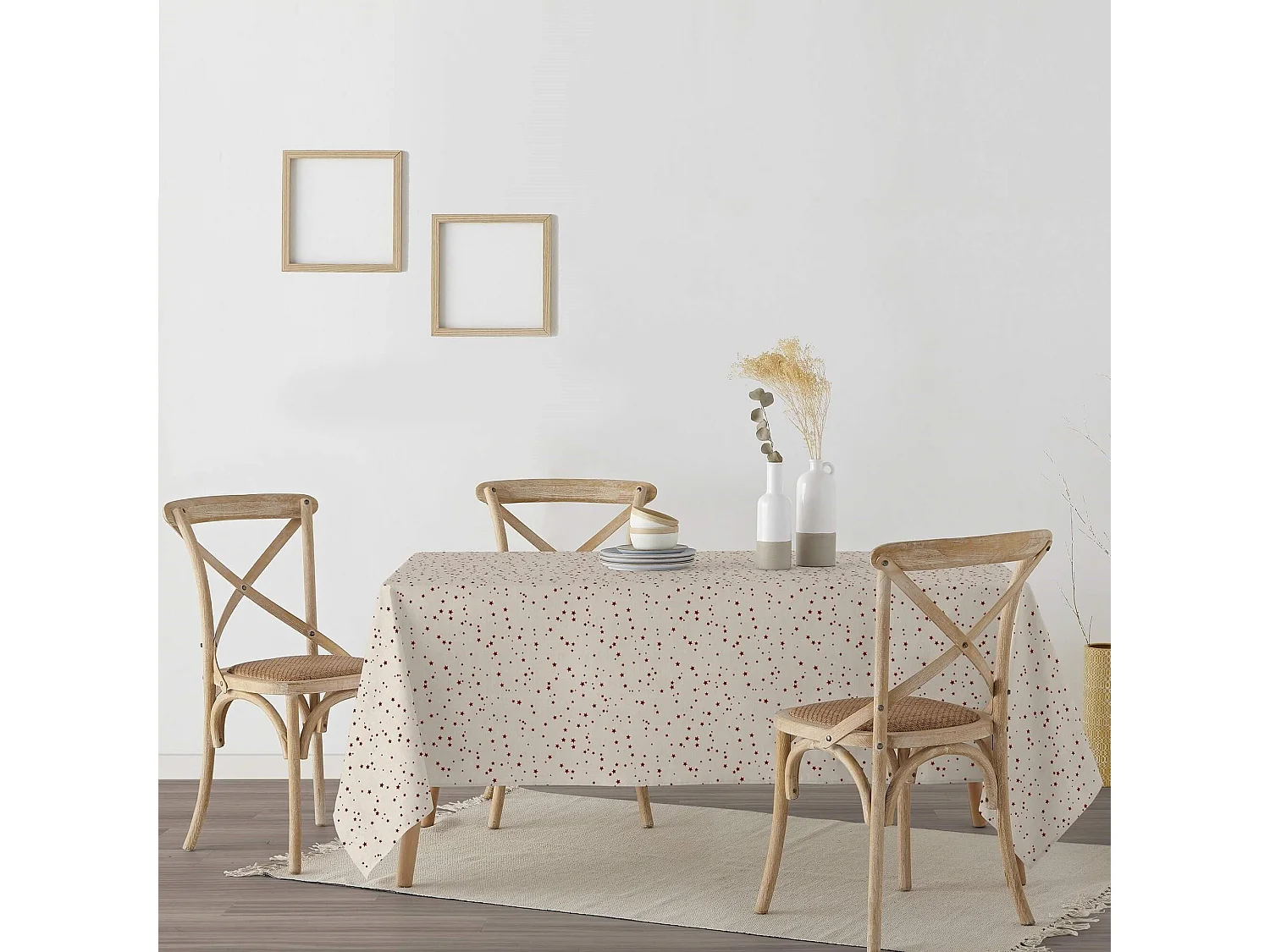 Nappe enduite anti-taches Merry Christmas 23 140x140 cm